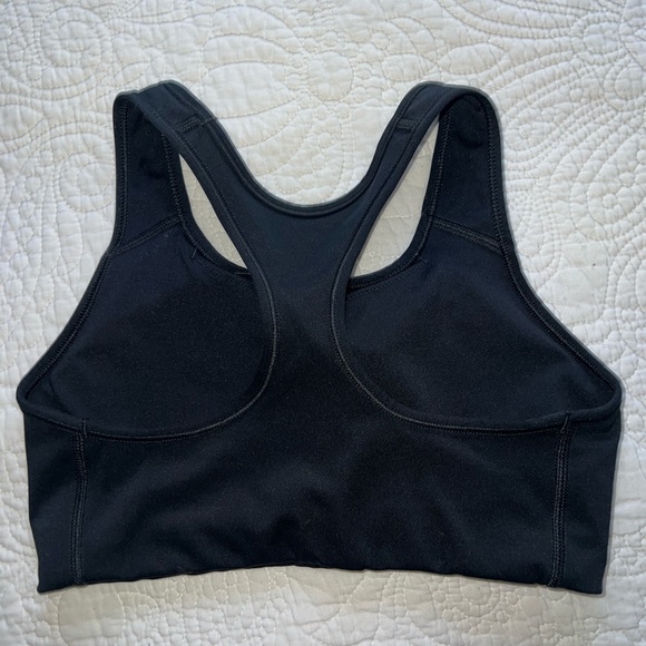 NIKE SPORT BRA BLACK COLOR SIZE SMALL EUC - Picture 3 of 4